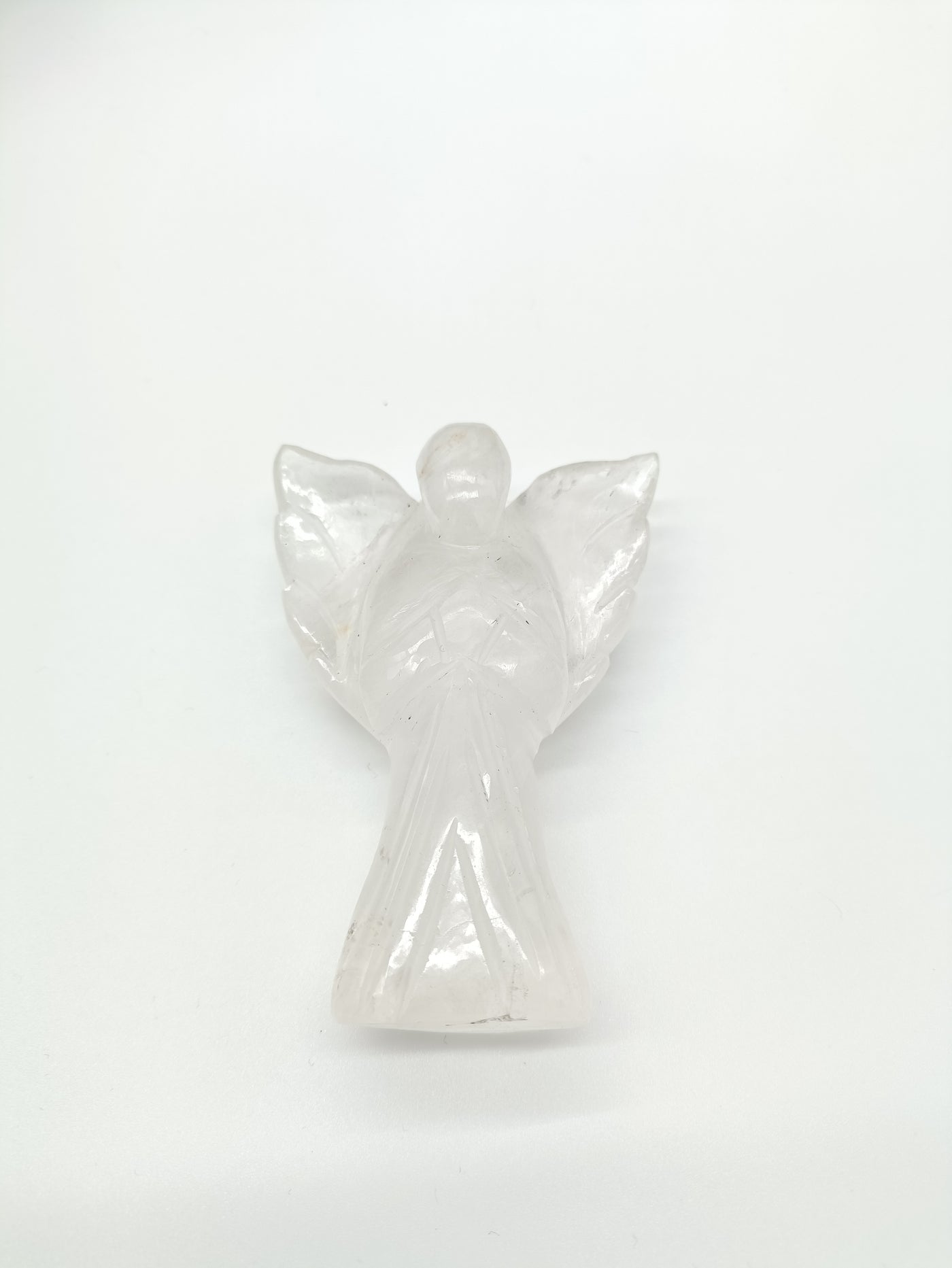Angel full wings: Clear quartz-medium