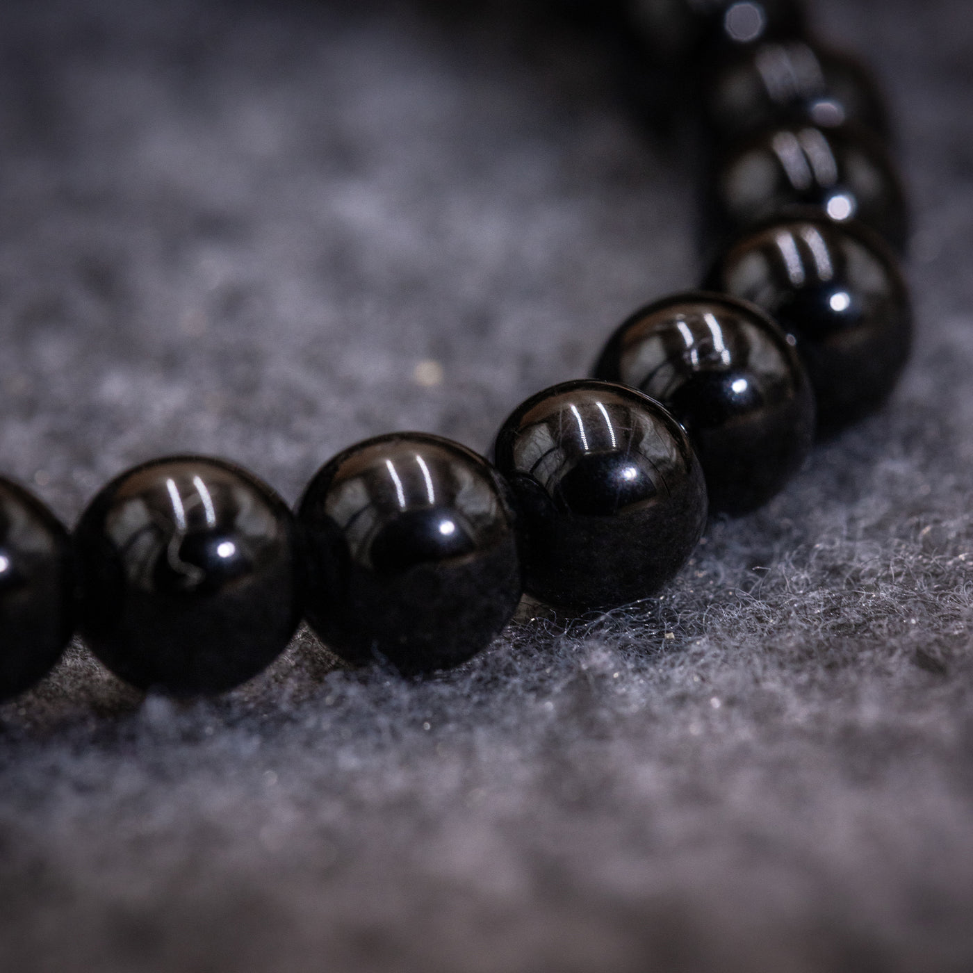 Men's Bracelet: Black Tourmaline 6mm