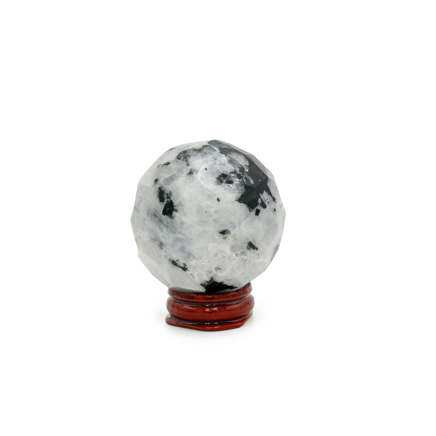 Faceted sphere: Moonstone