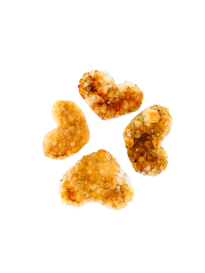 Heart Citrine Cluster - Small - illuminations Wellbeing Shop Online