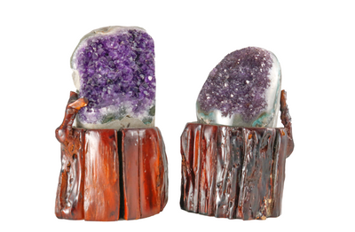 Amethyst Cluster with Stand - Small - illuminations Wellbeing Shop Online