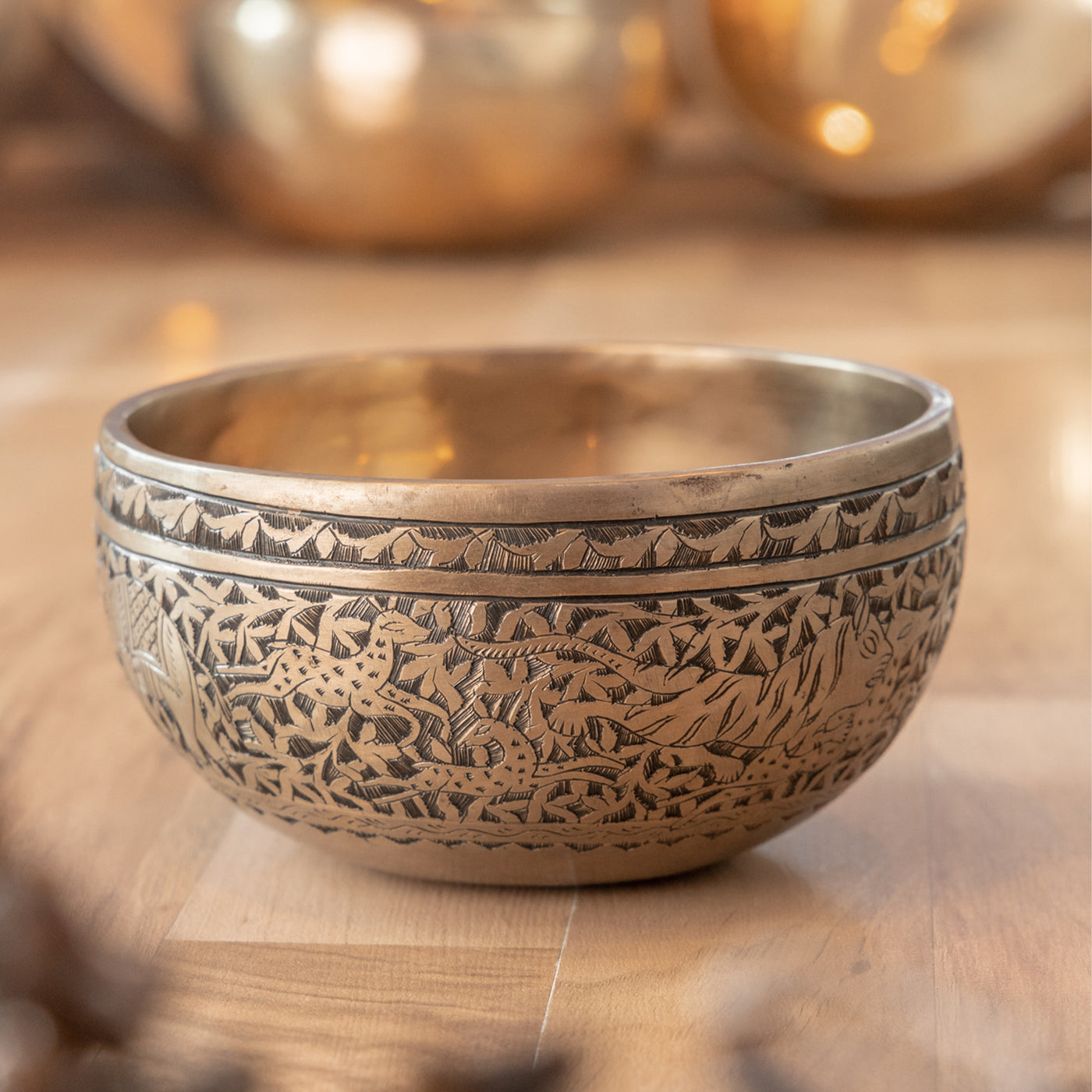 Special Hand Carved Singing Bowls 19cm