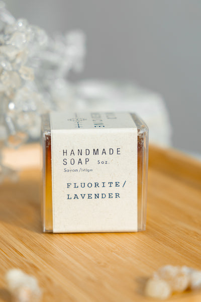 Crystal Soap (Flourite/ Lavender)