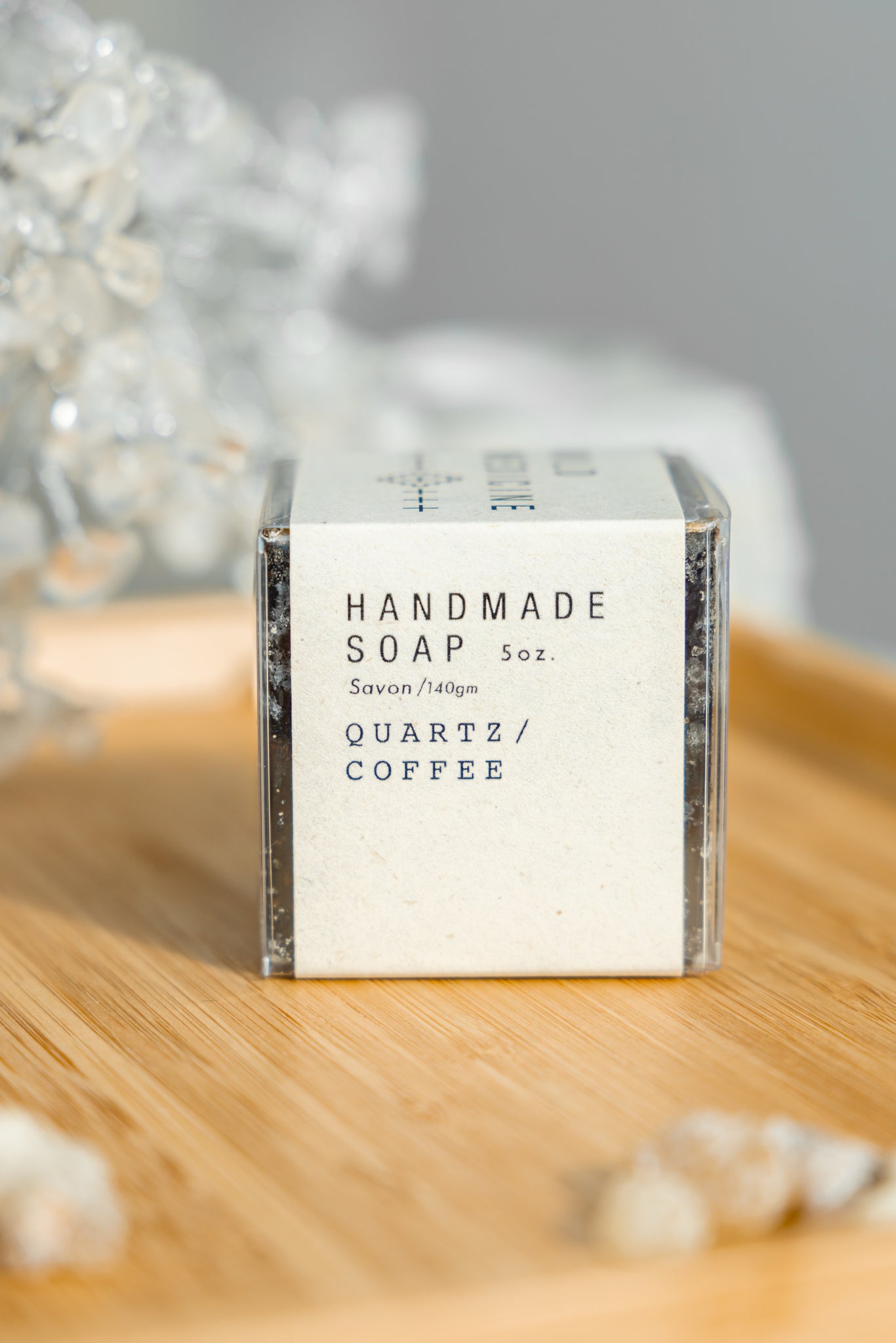 Crystal Soap (Quartz/Organic Coffee)