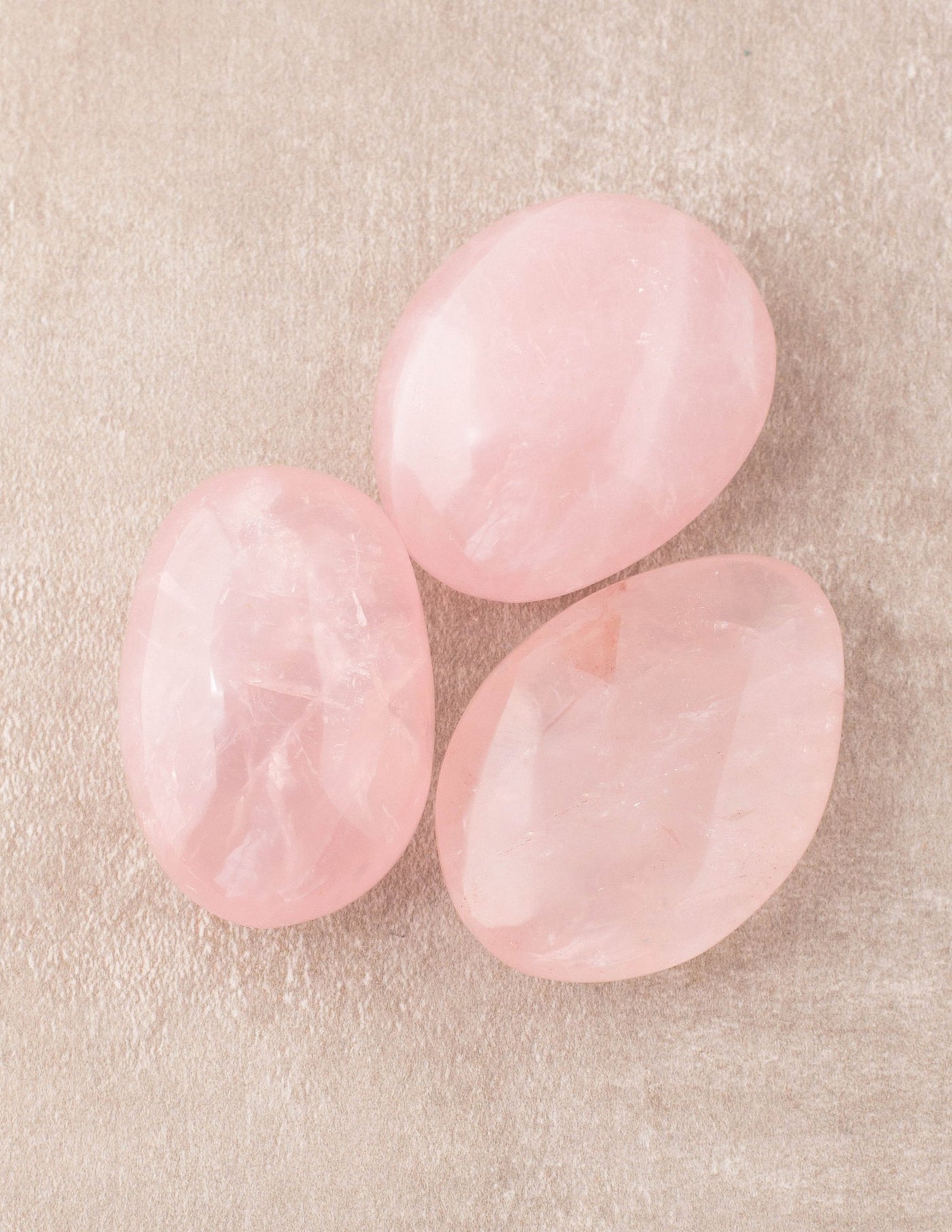 Palm Stone: Rose Quartz - illuminations Wellbeing Shop Online
