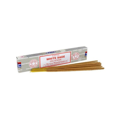 Satya White Sage Incense Sticks - illuminations Wellbeing Shop Online
